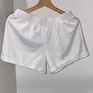 White Gym Shorts